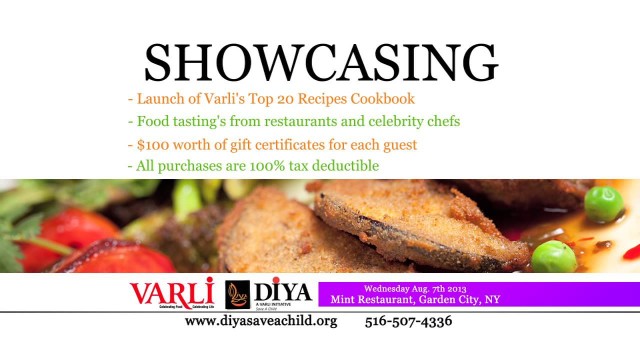 Varli Summer Tasting benefiting Diya Foundation 2013